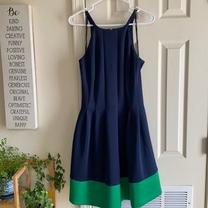 Vince Camuto A-line pleated dress